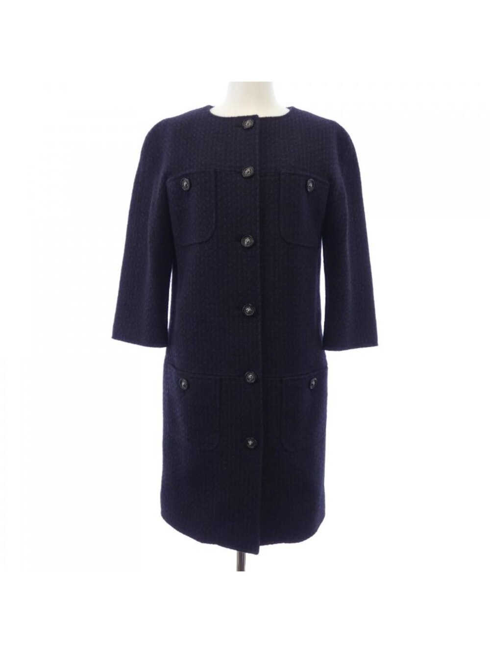 Chanel 14B Coat Navy